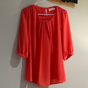 Women's Tangerine Blouse